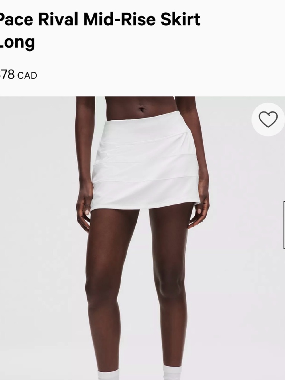 Pace Rival Mid-Rise Skirt Tall